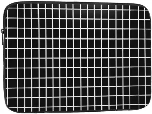 10 Inch Laptop Sleeve Bag Waterproof Shockproof Laptop Case Bag Black and White Grid Computer Skin Bags Lightweight Tablet Carrying Case