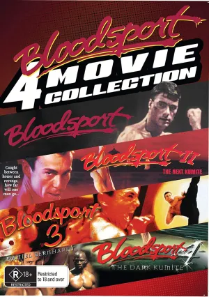 4 Movies - Bloodsport 1 / 2 / 3 / 4 - The Kext Kumit / The Dark Kumit DVD Collection Set