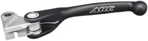ARC Folding Clutch Lever (Aluminum/Standard) (Black) Compatible With 09-19 YAMAHA YZ250F