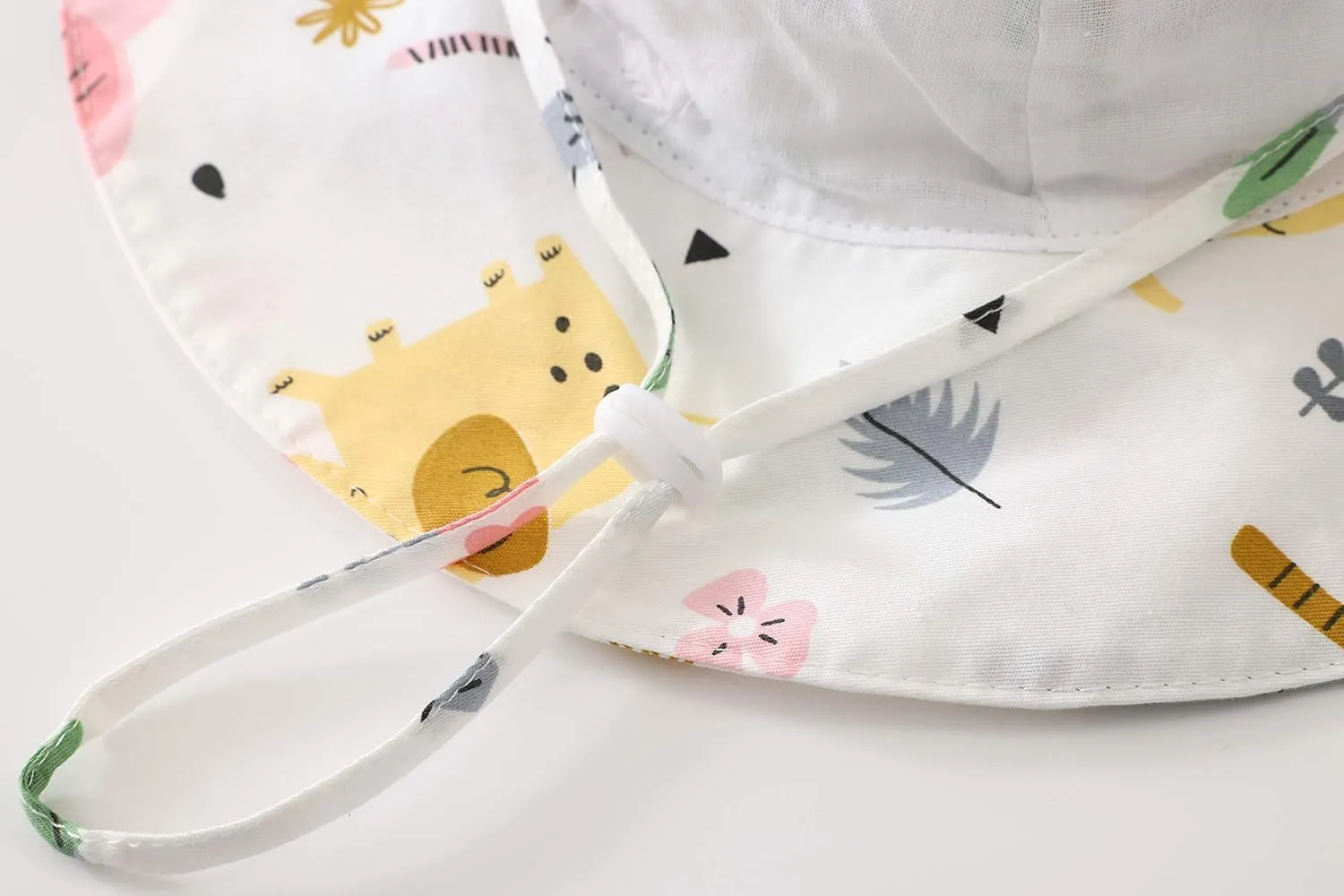 Baby Girl Sun Hat Summer Beach Hats with UPF 50  Toddler Infant with Wide Brim Strap Outdoor Bucket Hat