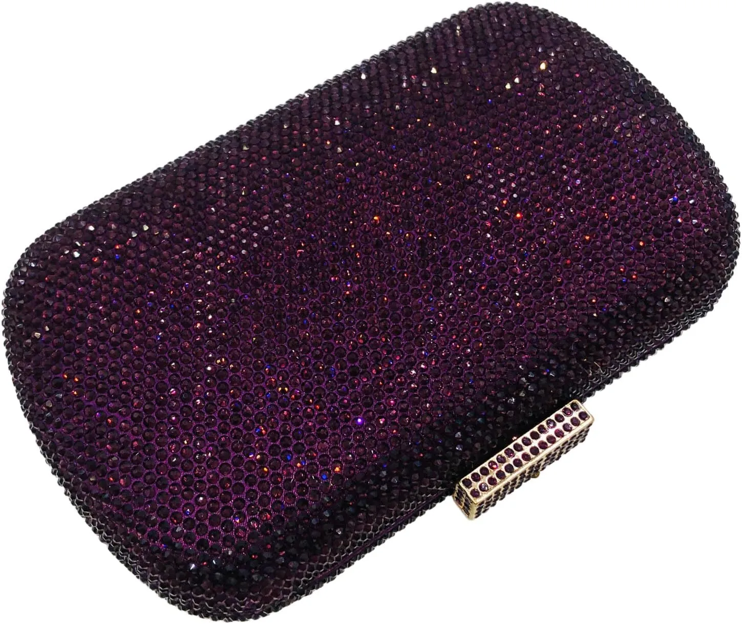 Boutique De FGG Bling Evening Bags and Clutches for Women Formal Party Crystal Clutch Bag Wedding Rhinestone Handbags,Mini