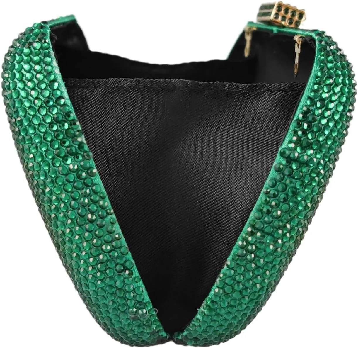 Boutique De FGG Bling Evening Bags and Clutches for Women Formal Party Crystal Clutch Bag Wedding Rhinestone Handbags,Mini