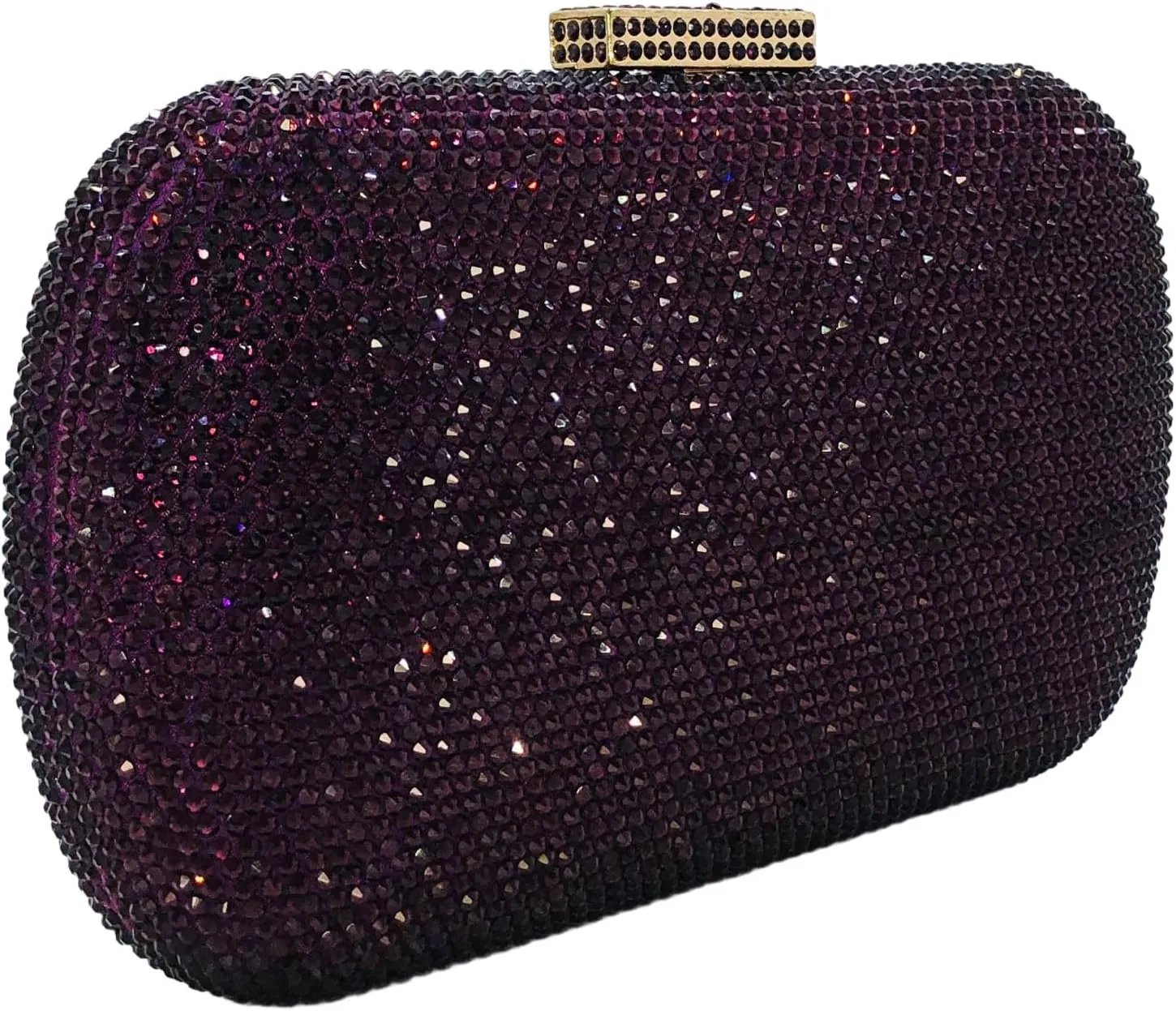 Boutique De FGG Bling Evening Bags and Clutches for Women Formal Party Crystal Clutch Bag Wedding Rhinestone Handbags,Mini
