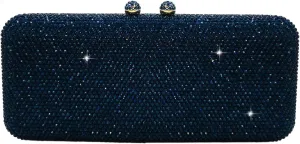 Boutique De FGG Evening Bags and Clutches Women Formal Crystal Clutch Handbags Wedding Rhinestone Clutch Purse,Mini
