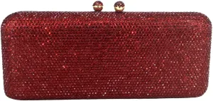 Boutique De FGG Evening Bags and Clutches Women Formal Crystal Clutch Handbags Wedding Rhinestone Clutch Purse,Mini