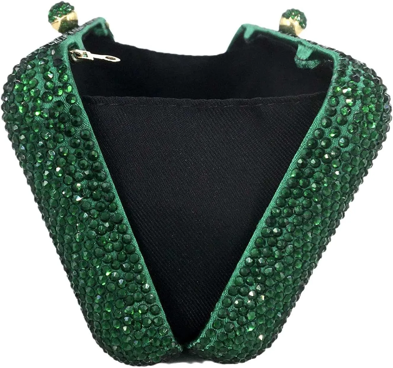 Boutique De FGG Evening Bags and Clutches Women Formal Crystal Clutch Handbags Wedding Rhinestone Clutch Purse,Mini