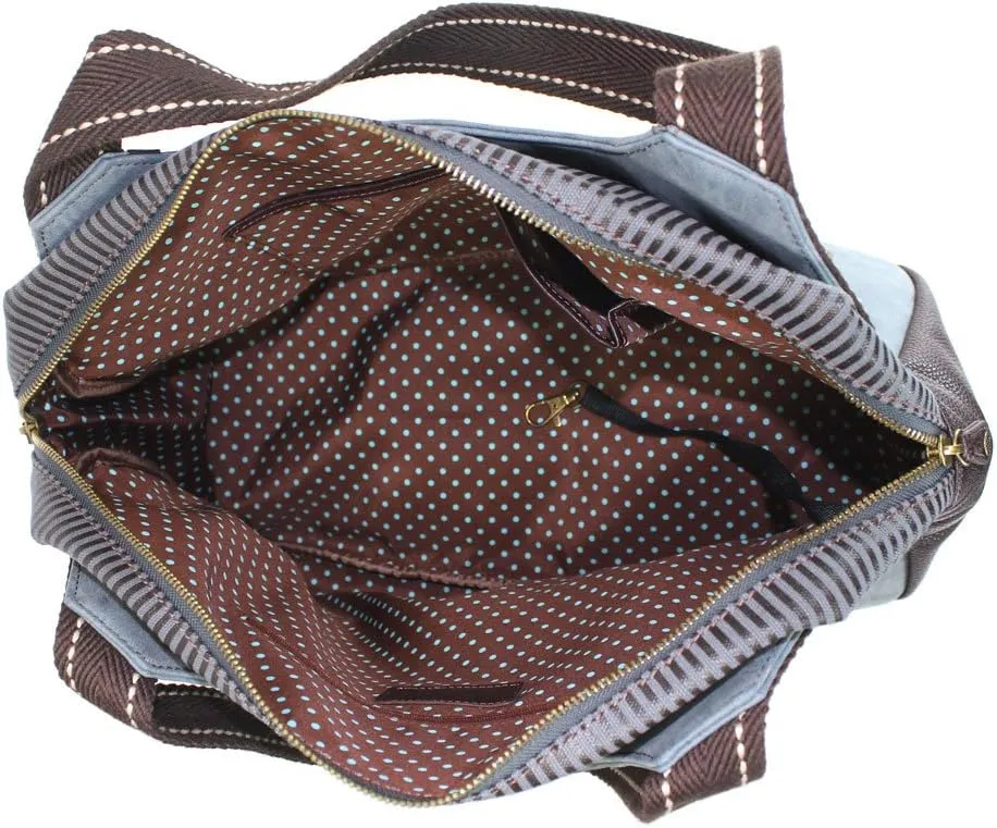 CHALA Bowling Tote Bag Burgundy