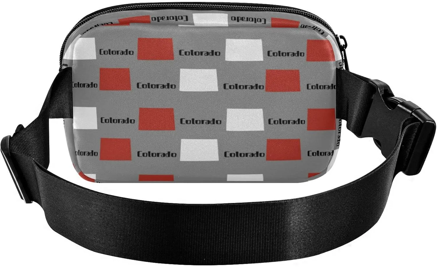 Colorado State Fanny Pack for Men Women,Crossbody Waist Bag Pack with Adjustable Strap Mini Belt Bag for Running Cycling