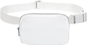DAITET Crossbody Fanny Pack for Men&Women,Large Waist Bag & Hip Bum Bag with Adjustable Strap for Outdoors Workout Traveling Casual Running Hiking Cycling