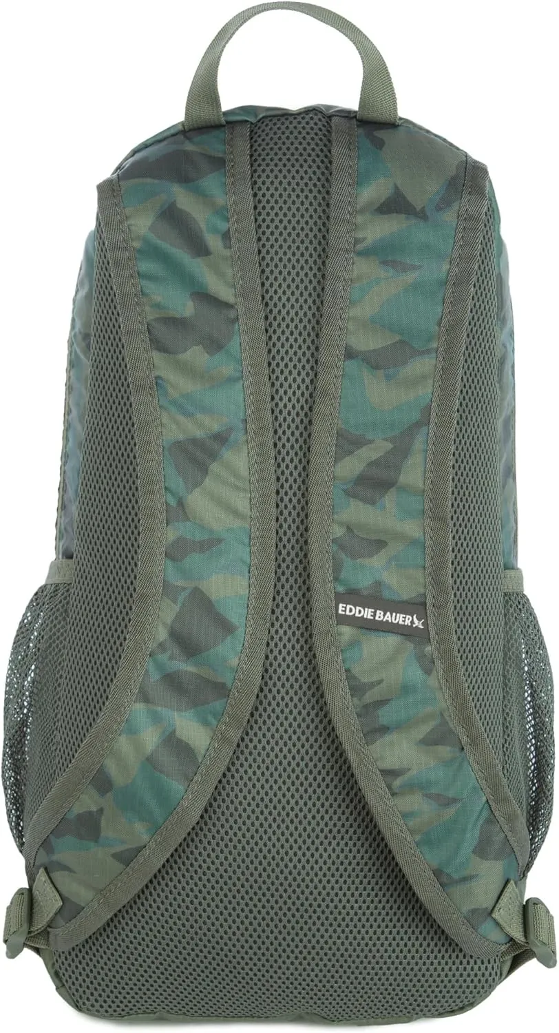 Eddie Bauer Stowaway Packable Backpack-Made from Ripstop Polyester, Sprig, 20L