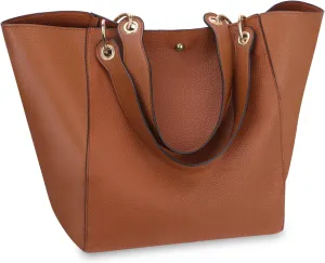 Extra Large Leather Work Tote Bags for Women Purses And Handbags Fashion Shoulder Zipper Tote Bag Travel Hand Bags