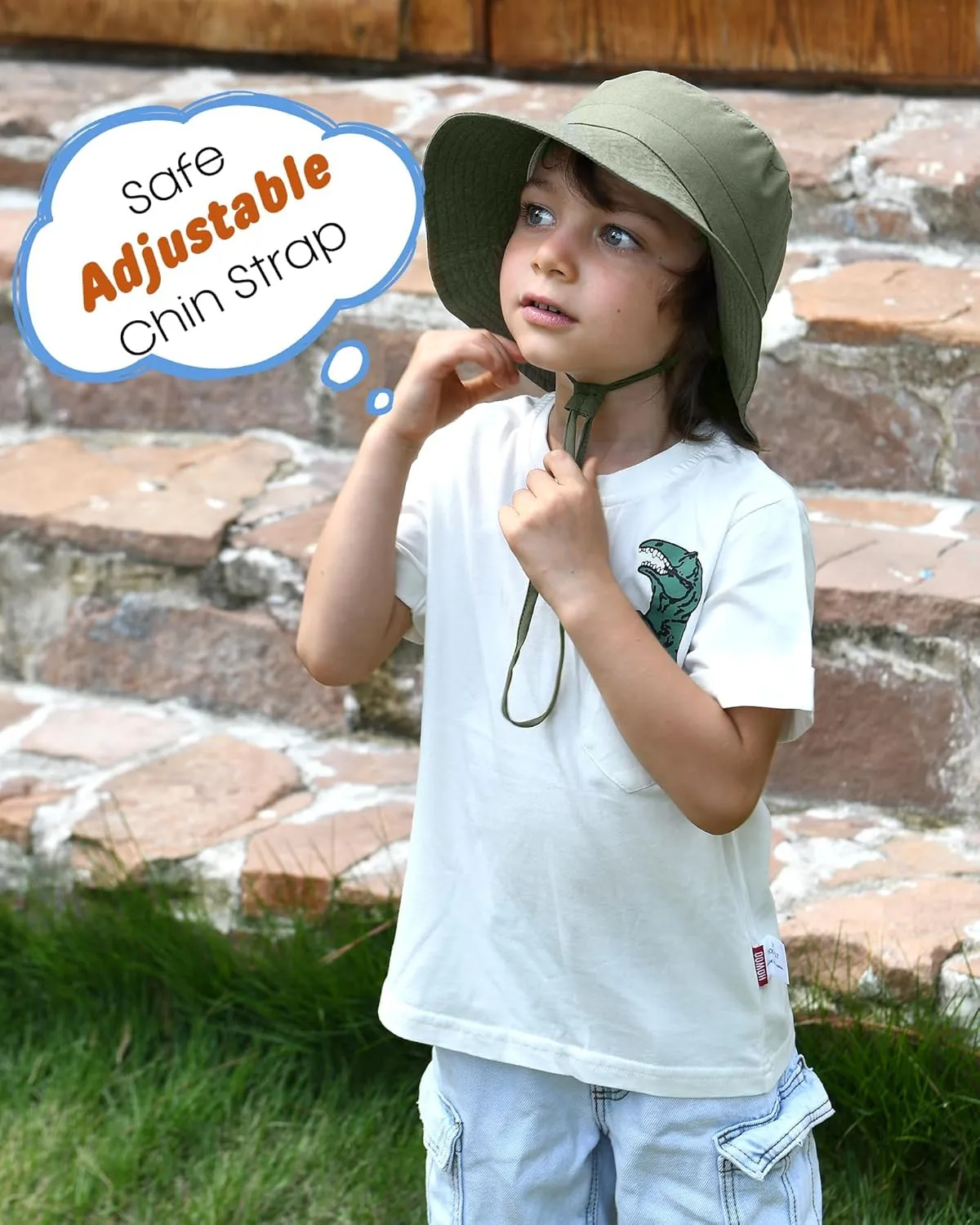 FURTALK Baby Sun Hat Toddler Boys Girls Bucket Hat for Kids 0-5 Years UPF 50  Sun Protective Child Summer Beach Hats