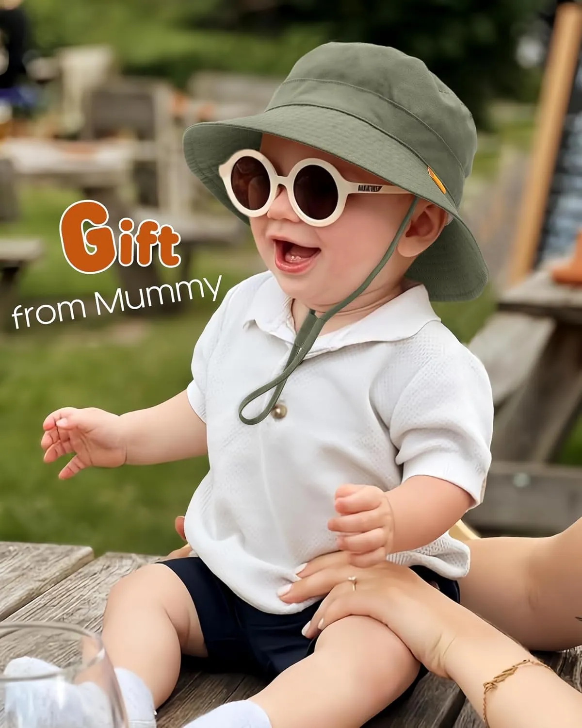 FURTALK Baby Sun Hat Toddler Boys Girls Bucket Hat for Kids 0-5 Years UPF 50  Sun Protective Child Summer Beach Hats