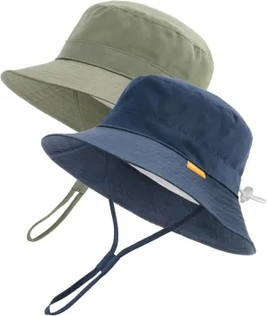 FURTALK Baby Sun Hat Toddler Boys Girls Bucket Hat for Kids 0-5 Years UPF 50  Sun Protective Child Summer Beach Hats