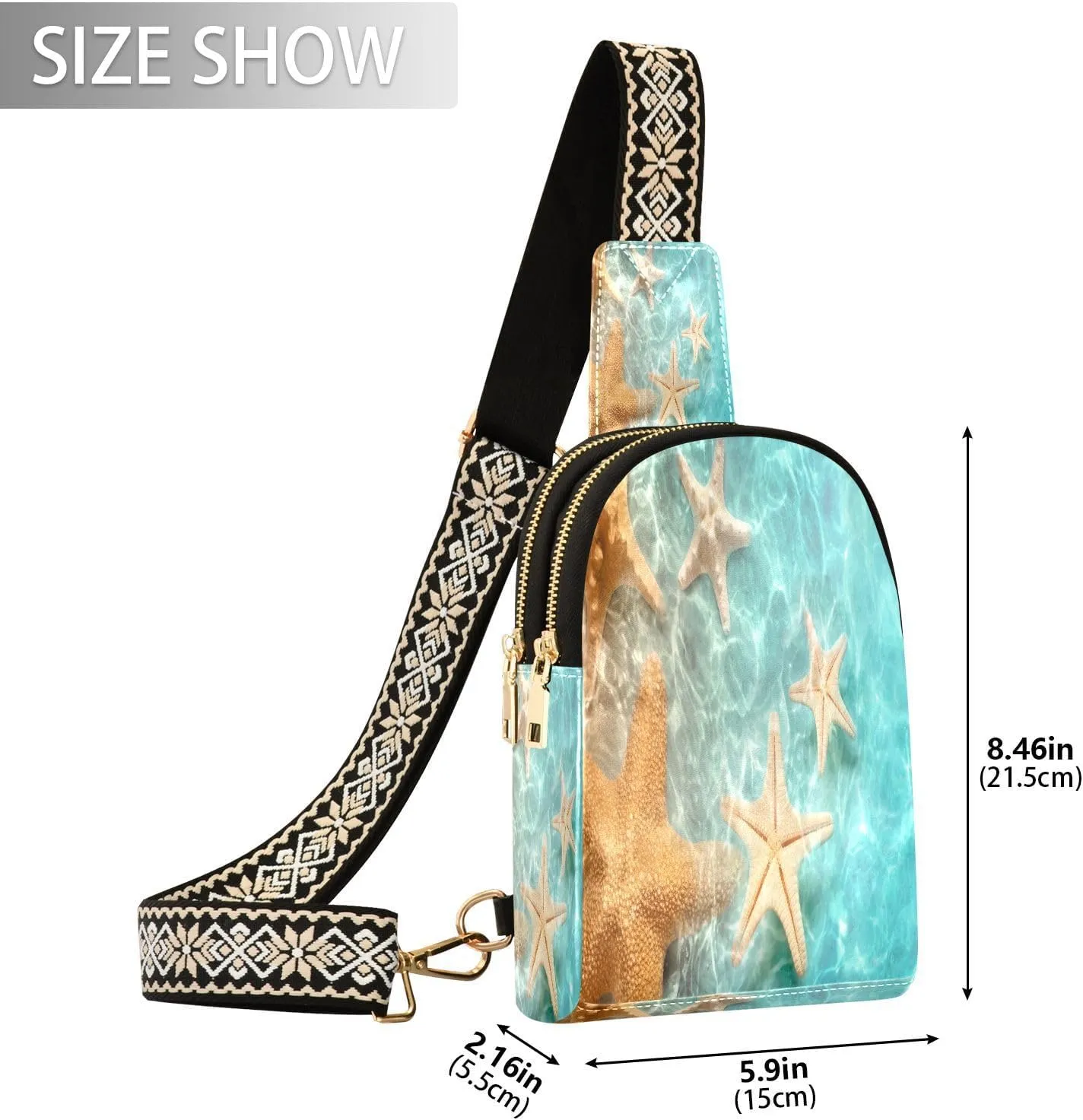 JSTEL Leather Crossbody Sling Bags for Women,Leather Crossbody Purses Leather Crossbody Bag Sling Purse