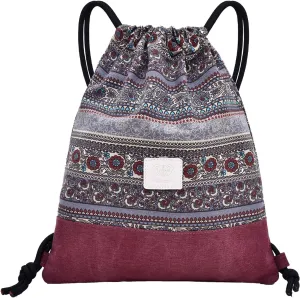 LAKE OF FIRE Drawstring Bags - Lightweight & Compact Bag for Yoga, Gym, Sports, Beach, Travel, and Daily Use