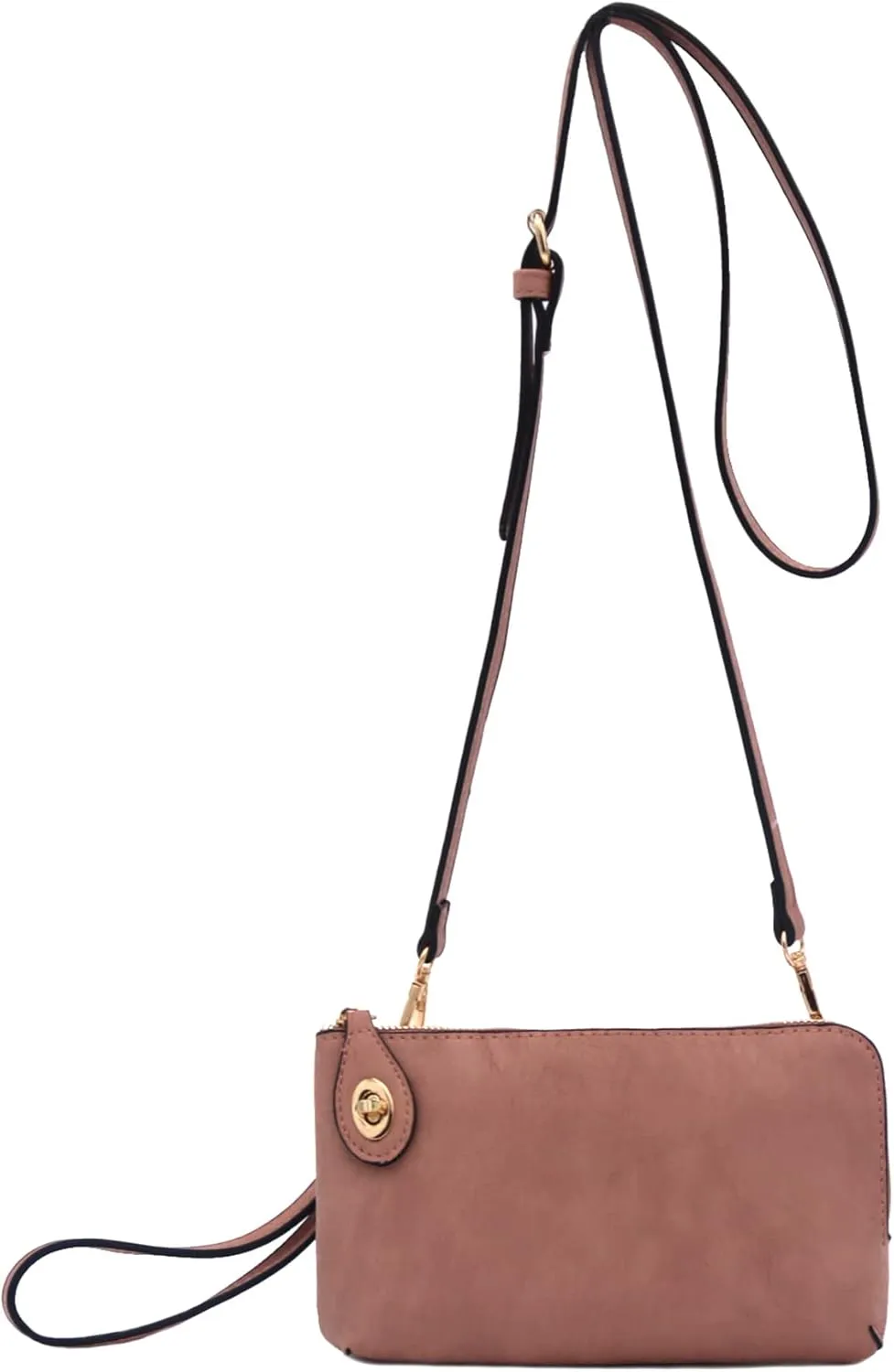 LOVESOME Women's Small Crossbody Bag Wristlet Clutch