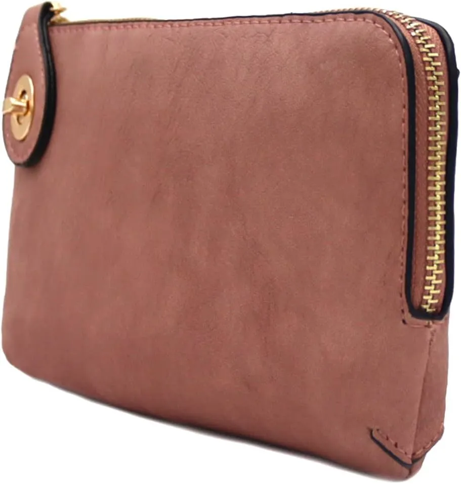 LOVESOME Women's Small Crossbody Bag Wristlet Clutch