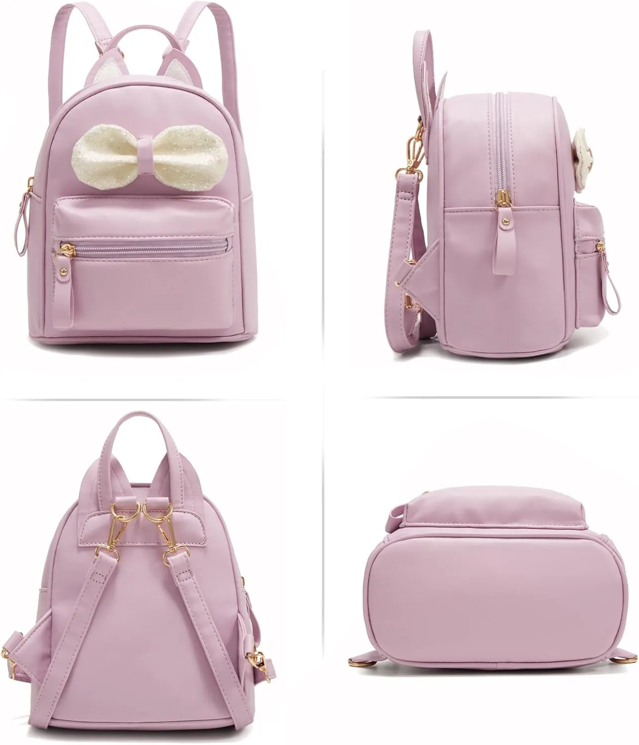Mini Backpack for Girls Gift, Cute Small Backpack Purse for Teens Kids, Toddler Cat Mini Bookbag