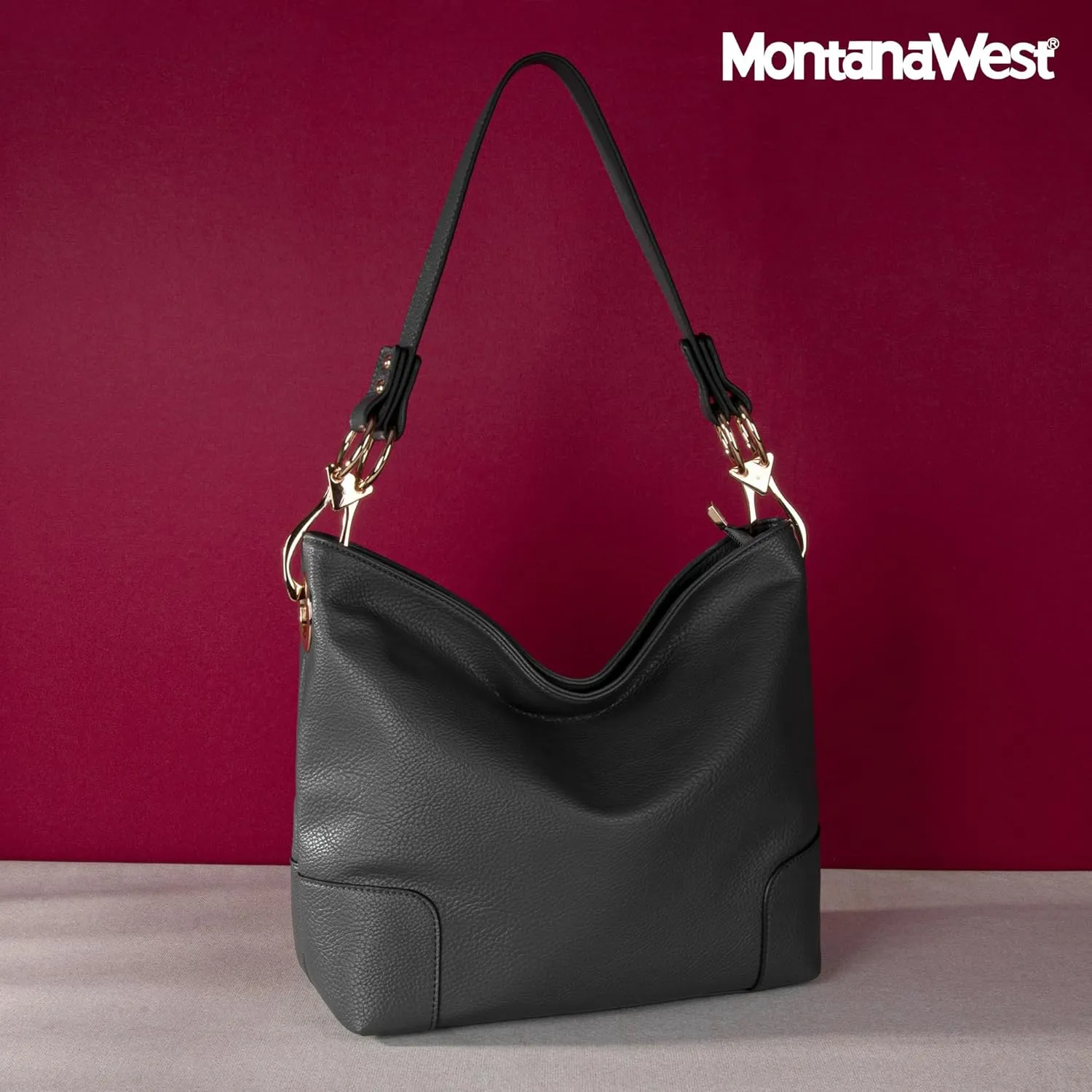 Montana West Medium Hobo Bags for Women Top Handle Satchel Shoulder Purse Bucket Handbag