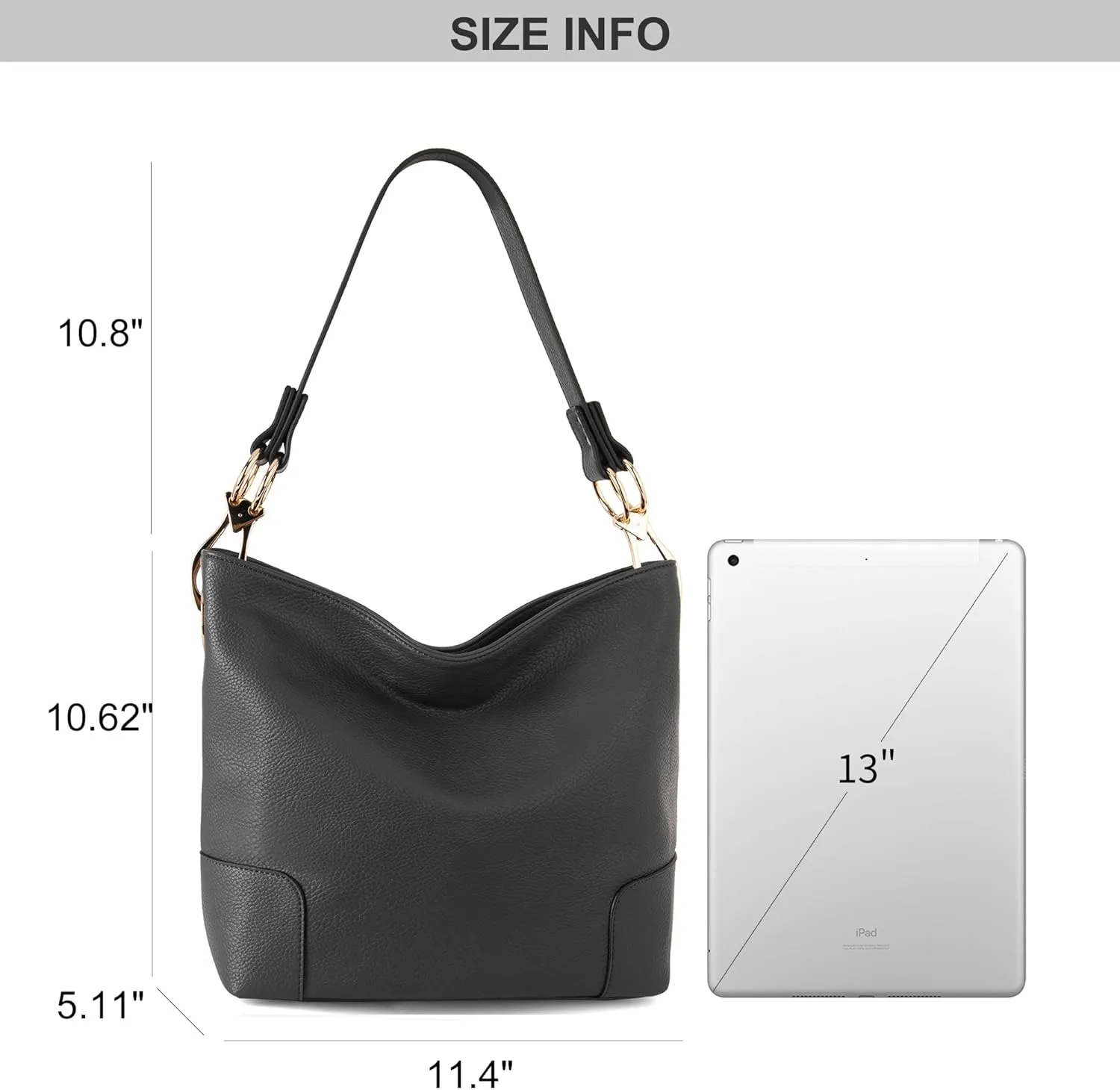 Montana West Medium Hobo Bags for Women Top Handle Satchel Shoulder Purse Bucket Handbag