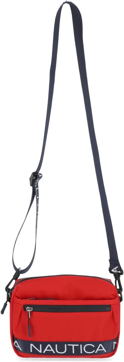 Nautica Nylon Bean Crossbody/Belt Bag with Adjustable Shoulder Strap