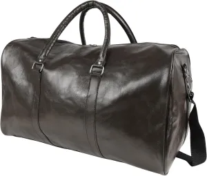 PU Leather Duffle Bags for Men, Weekender Overnight Duffel Bag, Large Carry on Travel Tote Bag, Duffel Travel Gym Sports Bag for Mens or Women (Curry)