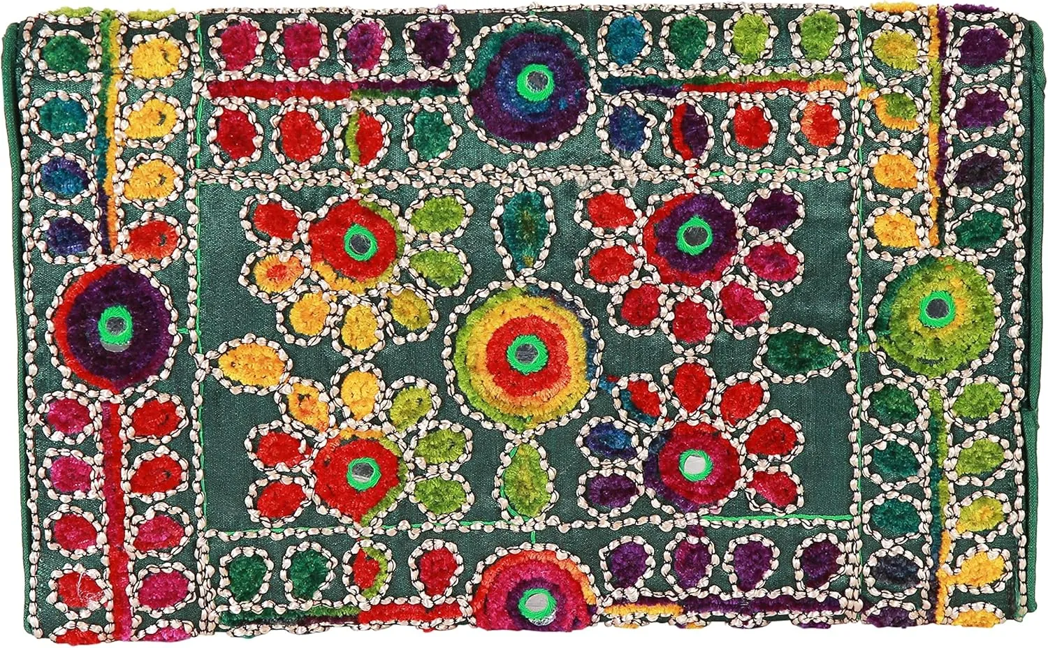 Rajasthani Jaipuri Art Sling Bag Foldover Clutch Purse Quality Checked