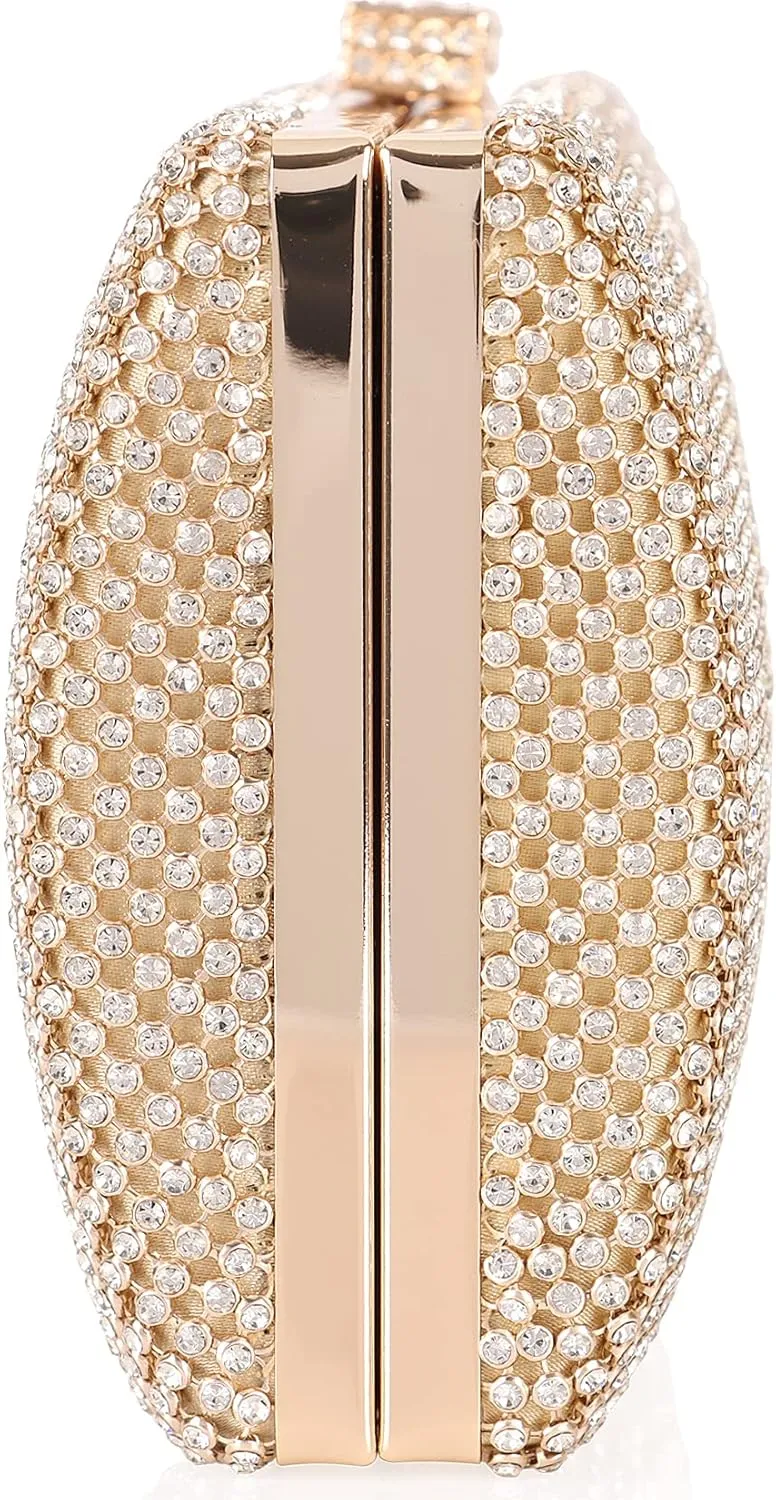 Rhinestone Purse Womens Crystal Evening Handbags Sparkling Clutch Purse for Party Prom Wedding bag