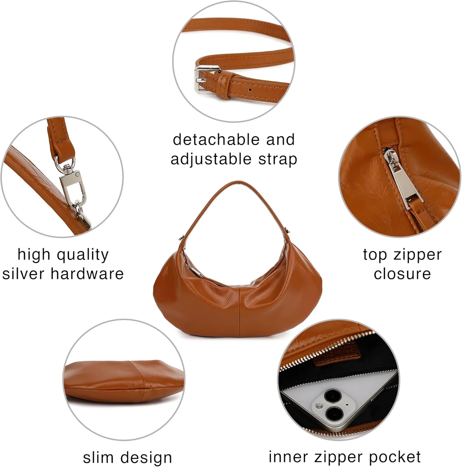 Scarleton Purses for Women, Crossbody Bags for Women, Lightweight with 2 Straps Shoulder Bag for Casual & Party, H2088