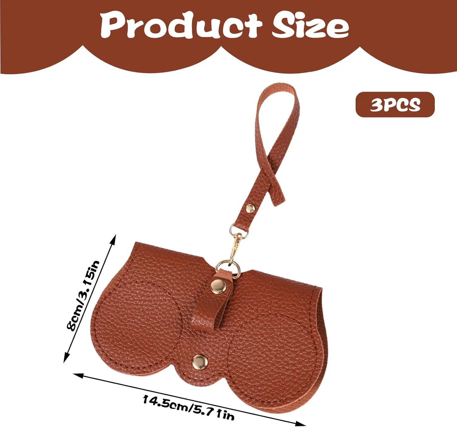Soft Leather Sunglass Bag, Portable Leather Glasses Case Holder Slim Sunglasses Pouch