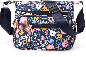 Tote Bag For Women Floral Shoulder Handbag Roomy Multiple Pockets Bag For Ladies Crossbody Purse Fashion Cross Body Bags