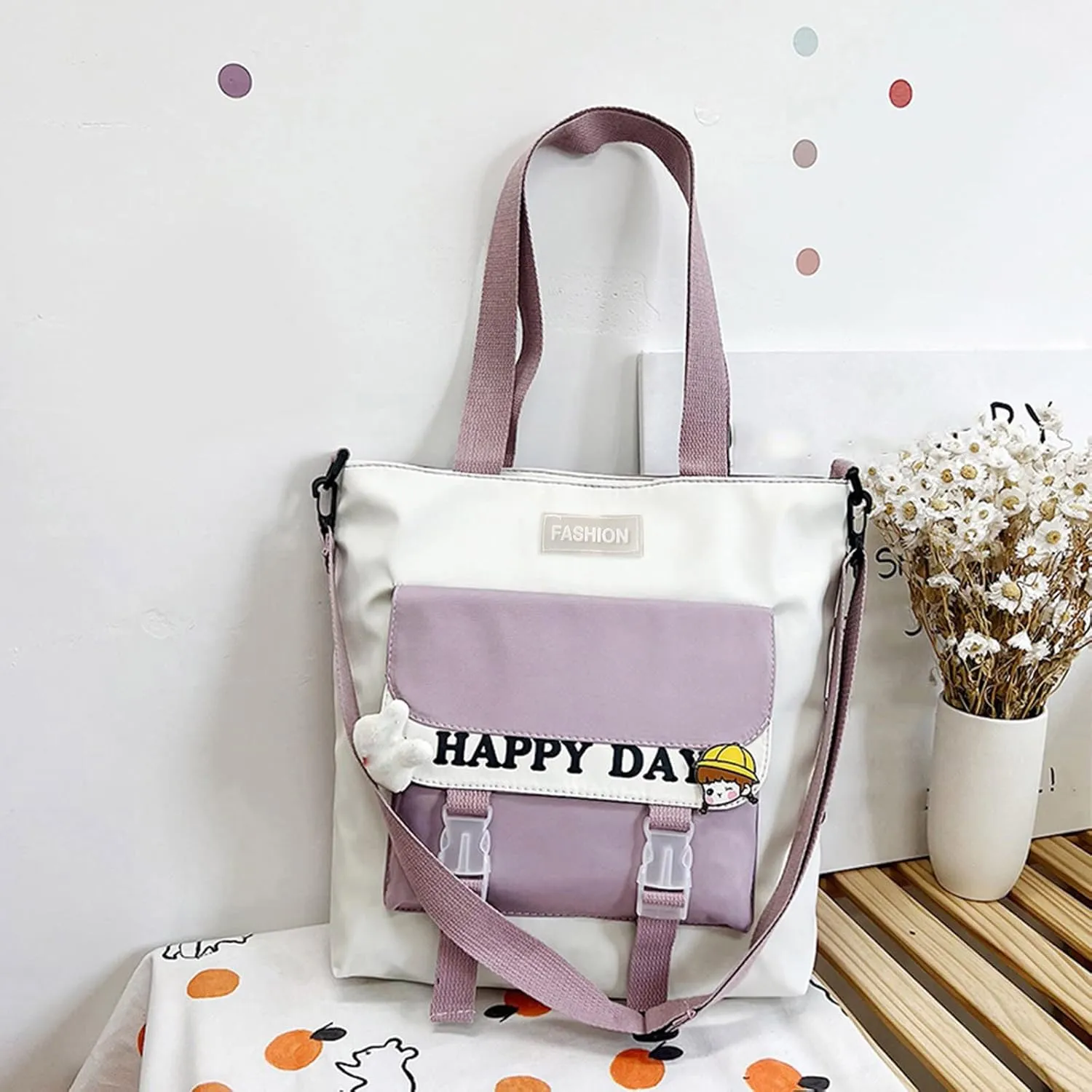 Tote Bag for Women Trendy Shoulder Bags and Foldable Design Womens Purses Hobo, Silver