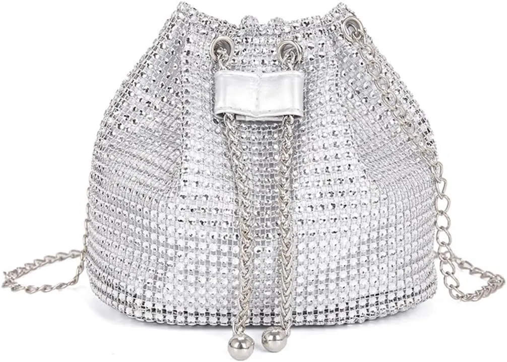 Trendy Shoulder Purse Drawstring Bucket Bag Show Your Charm