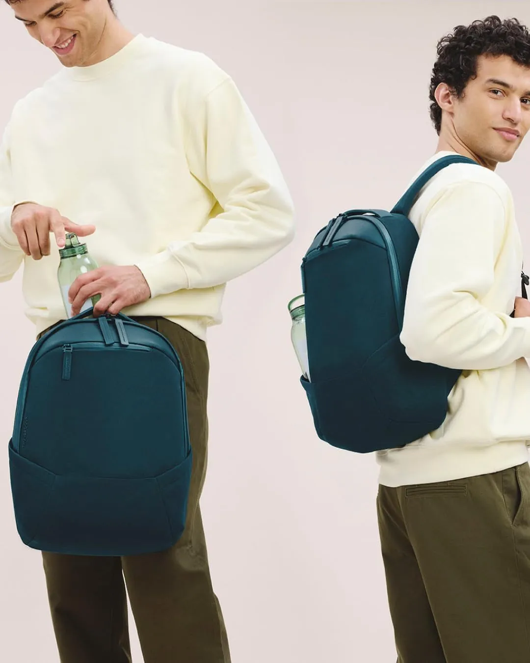 Troubadour Apex Compact Backpack 3.0 - Premium Waterproof Laptop Backpack Fits Up to 16" - Ergonomic Design for Work and Travel - Stylish Compact Backpack with 5-Year Guarantee - Air Force Blue