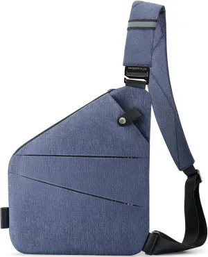 WANDER PLUS Anti Theft Crossbody Bag, Shoulder Bag Anti-theft Design for Travel, Sport, Work