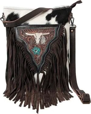 Women Natural Cowhide Leather Hand Bag With Adjustable Detachable Strap Leather Massenger Handbag